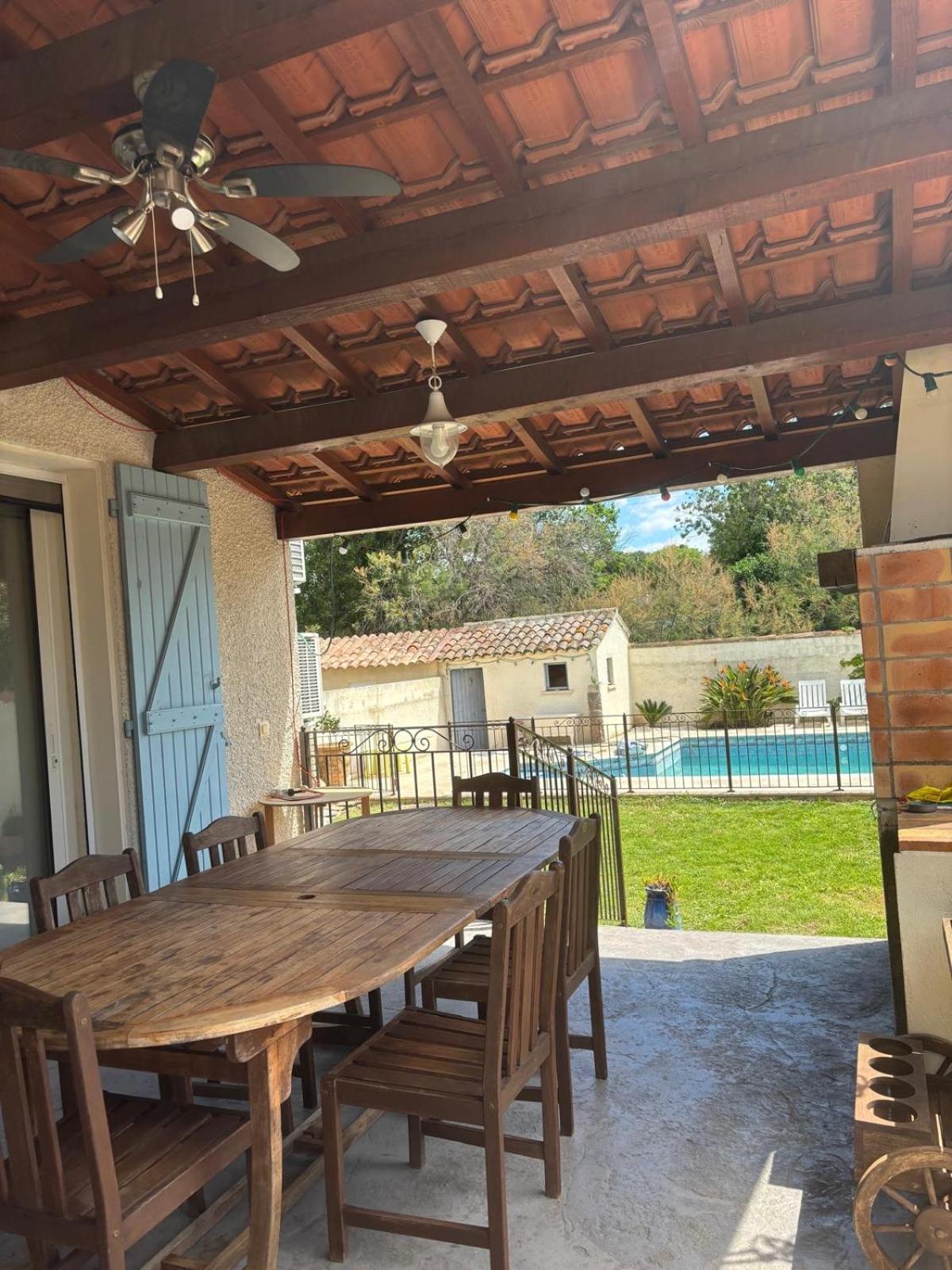 La Maison Brennus , Piscine, 15 Min Des Plages Beziers Luaran gambar